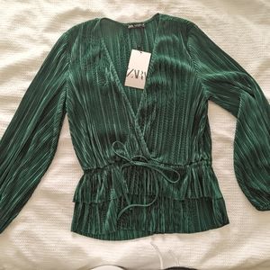 Zara peplum top